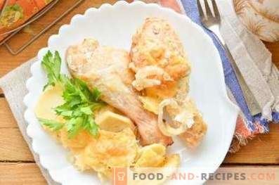 How to cook chicken with potatoes in the oven