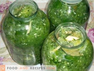 Cucumbers in its own juice for the winter
